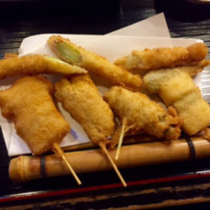 串揚げ おまかせ5点(串揚げ みねしま )