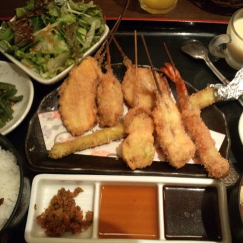 特選串揚げ御膳(串揚げ 串亭 ルミネ横浜6階 )