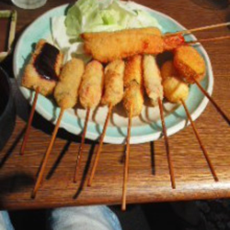 串揚げ10本定食(串揚げ処 味串)