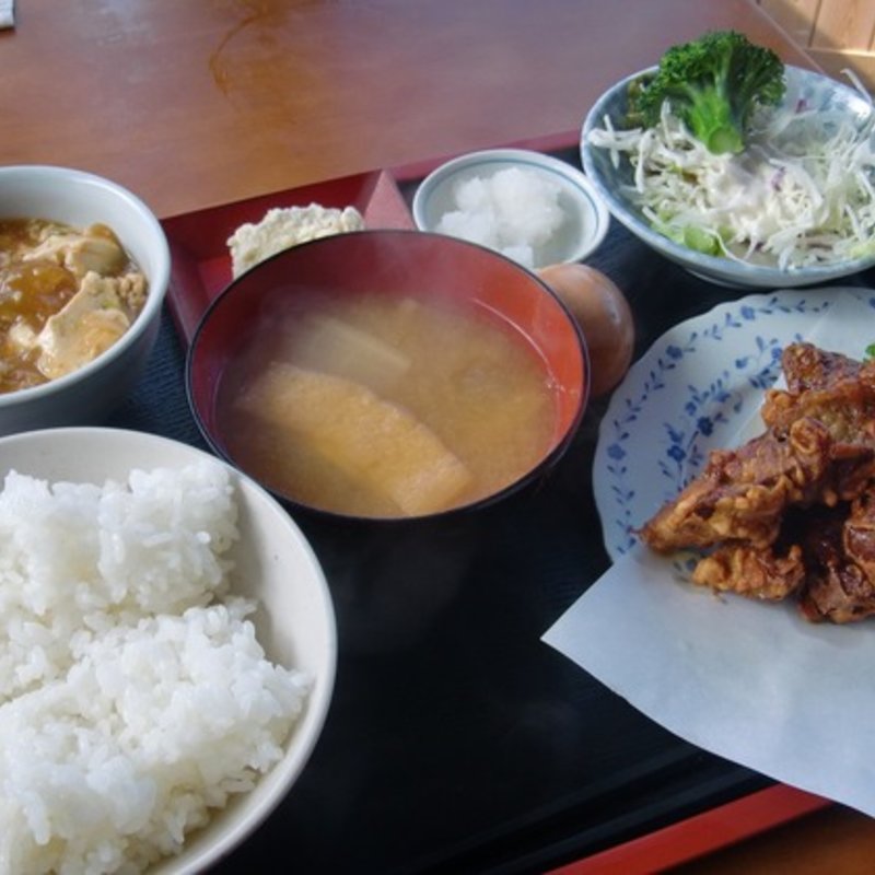 レバ唐定食(串美 )