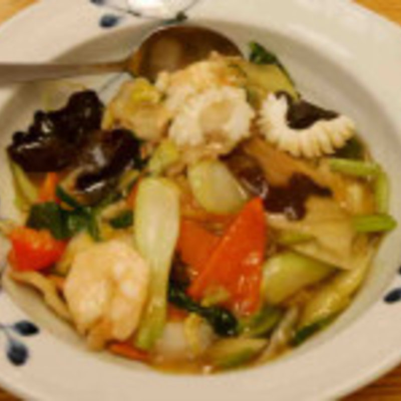 五目あんかけ焼きそば(丸山珈琲ハルニレテラス店 )