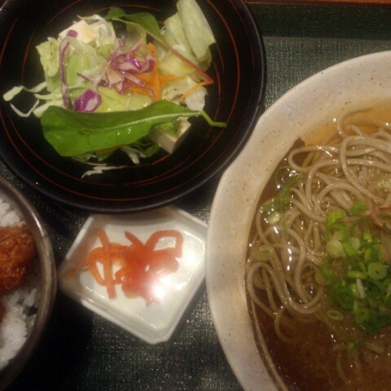 おろしそばセット(丸岡二八そば 大宮亭 （まるおかにはちそば おおみやてい）)