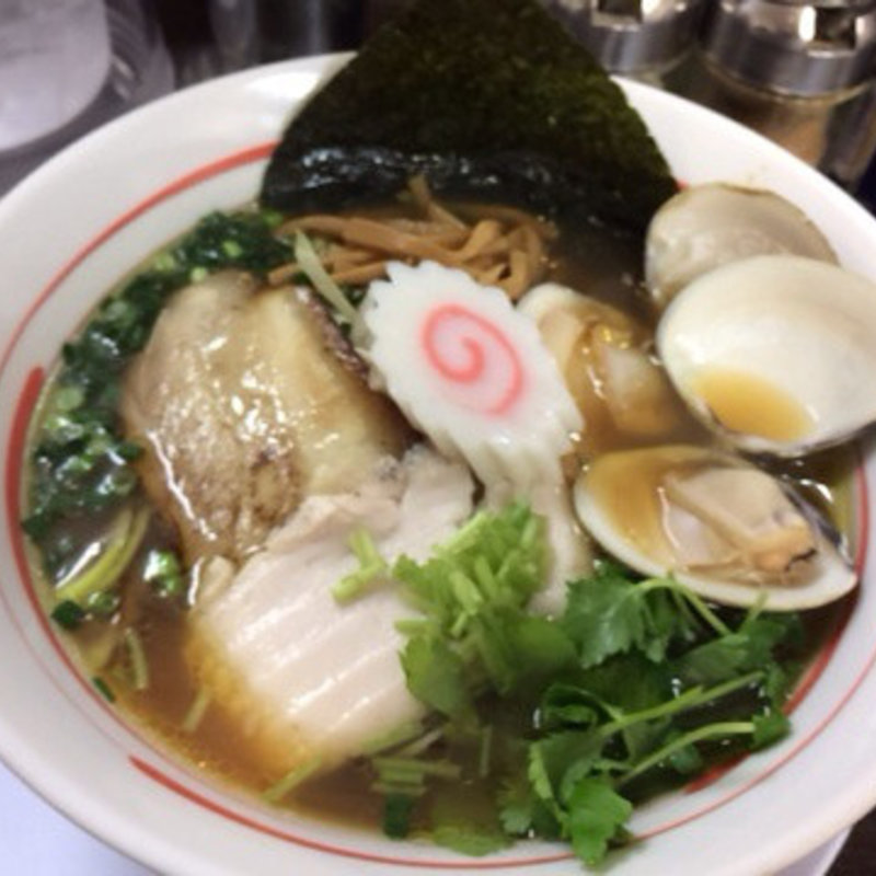 汁 鶏と蛤の醤油そば(丸直)