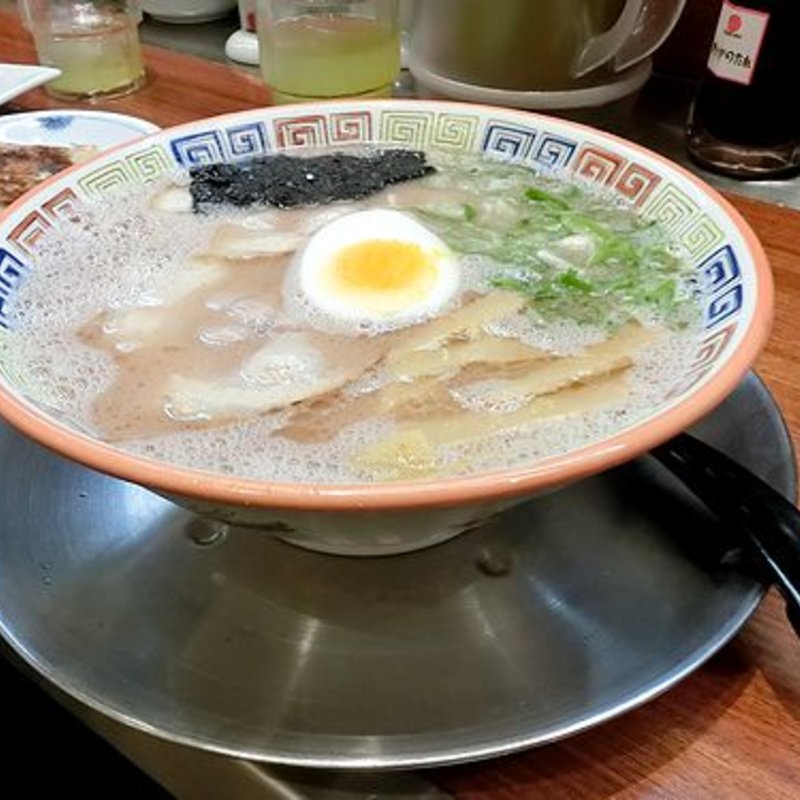 昔ラーメン(大砲ラーメン KITTE博多店)