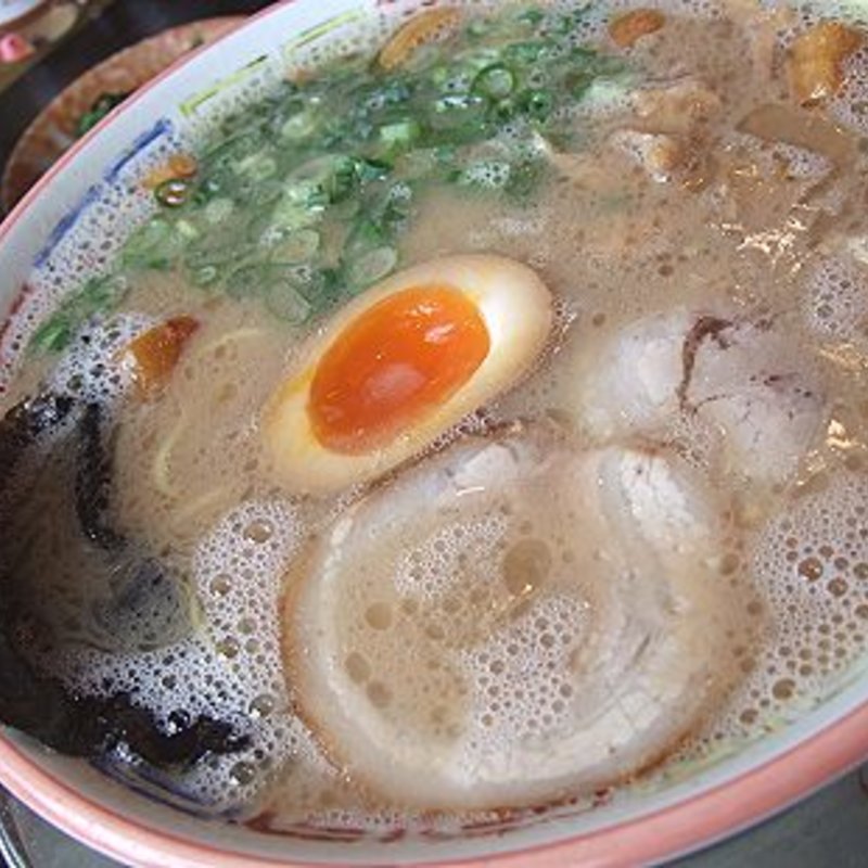 昔ラーメンセット(久留米 大砲ラーメン 天神今泉店)