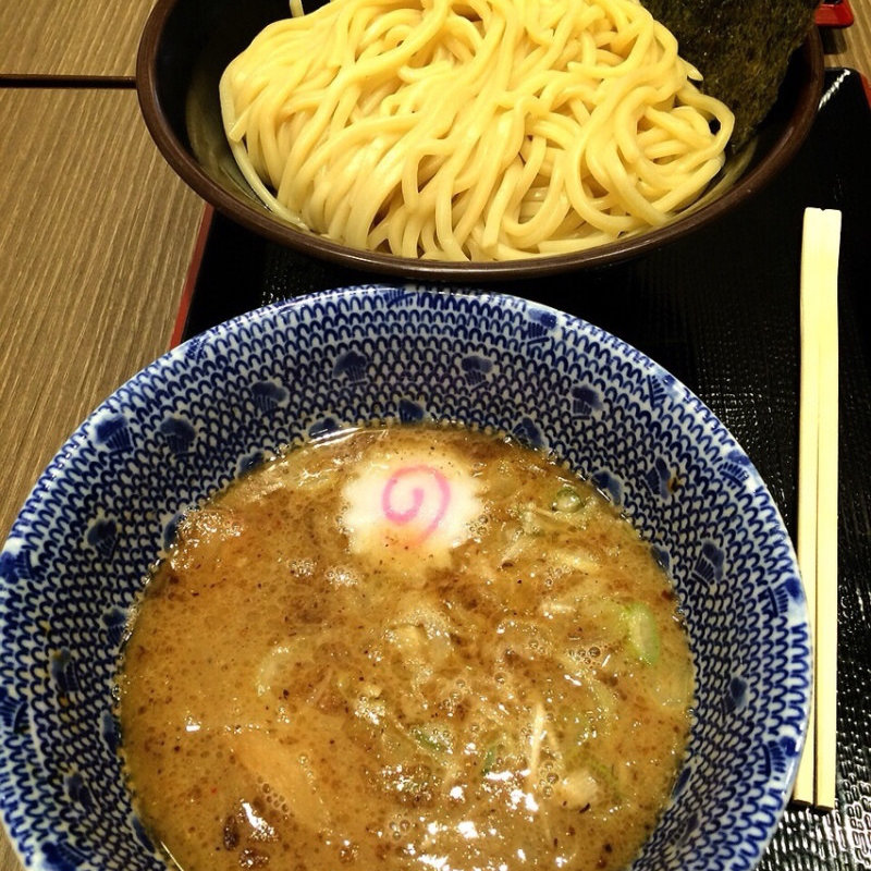 つけめん味玉付き(東京つけめん久臨 ダイバーシティ東京)