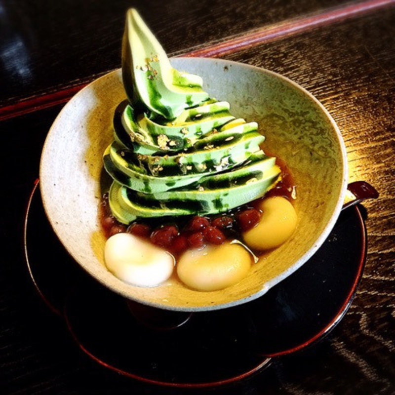 冷しぜんざい(久連波)