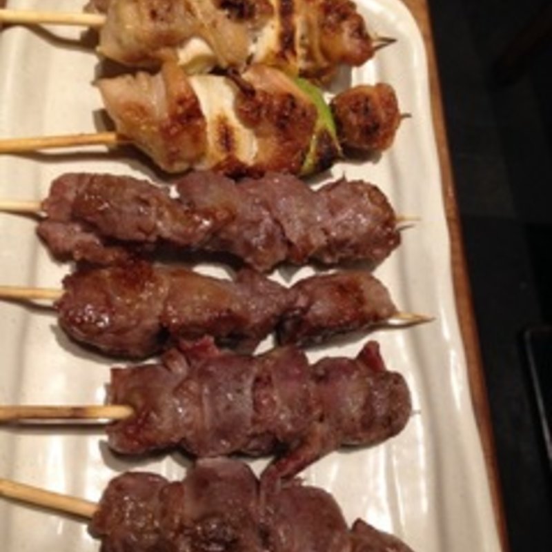 レバーとハツ(九州居酒屋 博多満月)