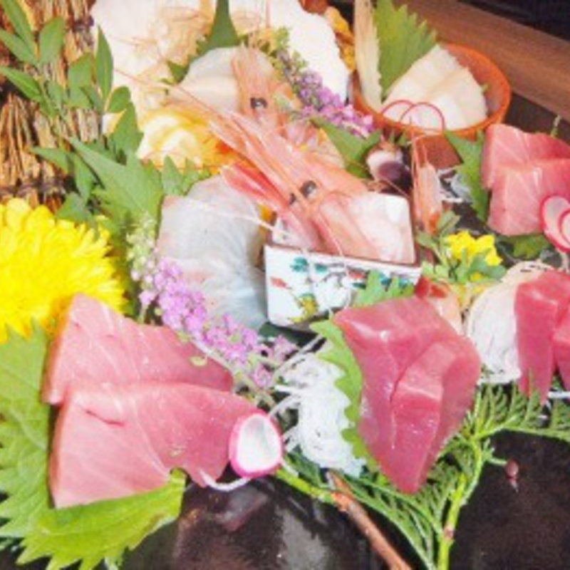 刺身の7点盛り(九重)