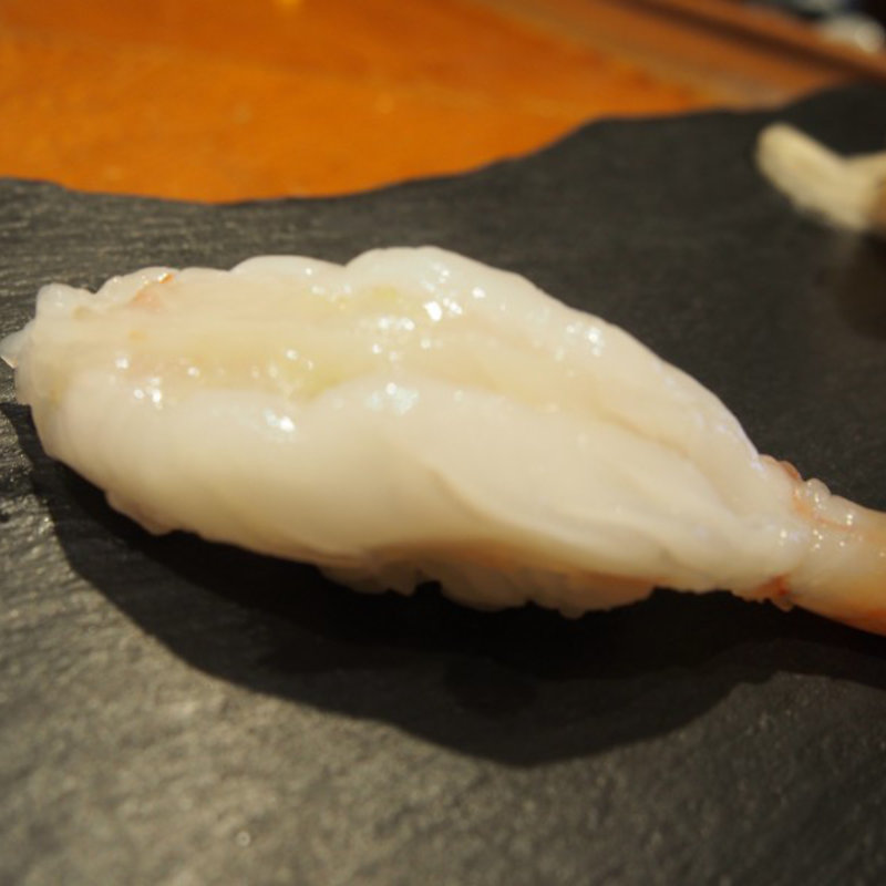 白牡丹エビ(亀喜寿司 （かめきずし）)