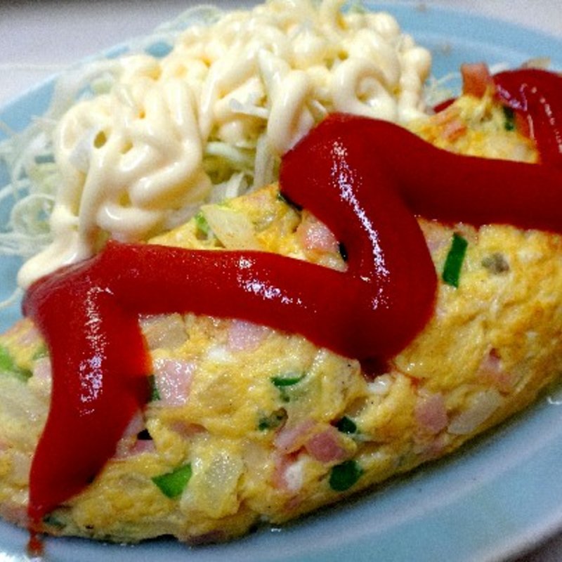 オムレツ(亀鶴)