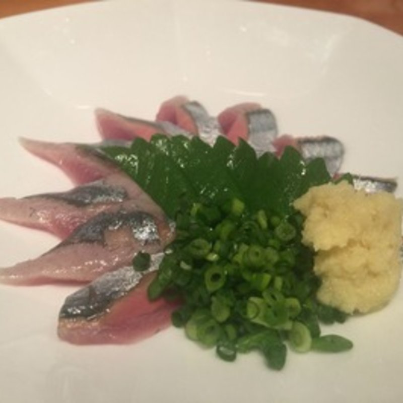 いわしのお刺身(二○加屋 長介)