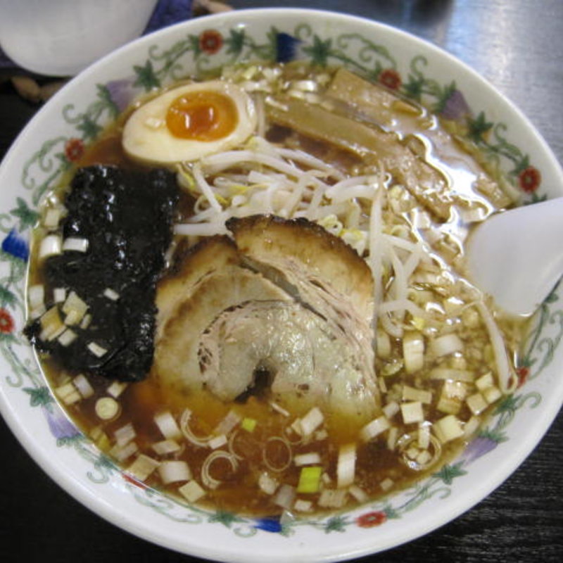 挽肉そぼろセット（醤油ラーメン）(二代目めん家 味味)