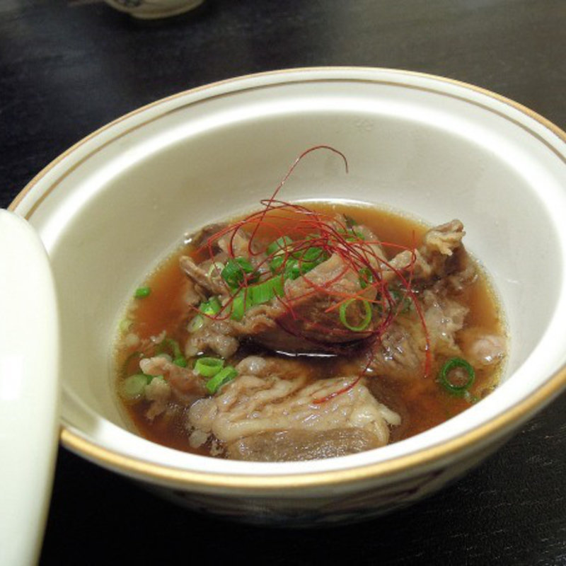 牛すじの煮込み。(二輪つらつら)