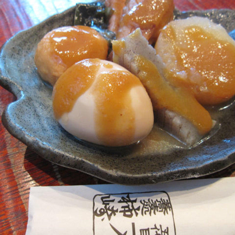 生姜味噌おでん(五代目カネシメ蕎麦処　柿崎)