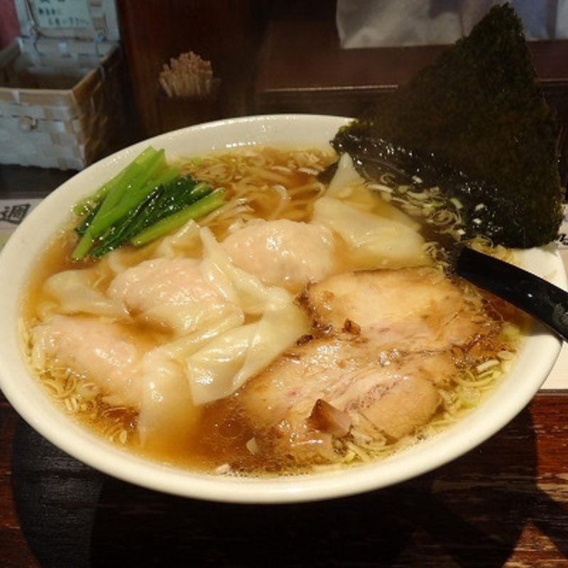肉厚ワンタンメン（大盛り）(五代目らーめん処 まるは商店)