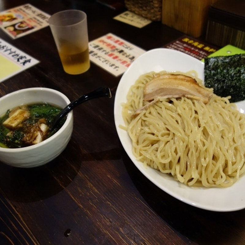 醤油つけ麺（大盛り：麺400g）(五代目らーめん処 まるは商店)