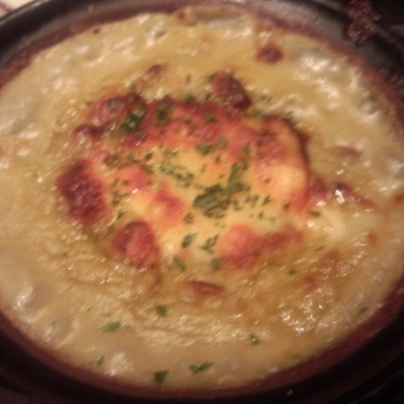 牡蠣と白菜のグラタン(五十松)