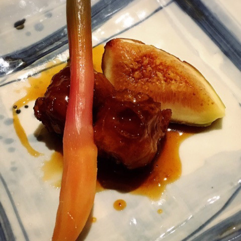 京都ポークと秋の味覚　甘酢仕立て(磊磊落落 （ライライラクラク）)