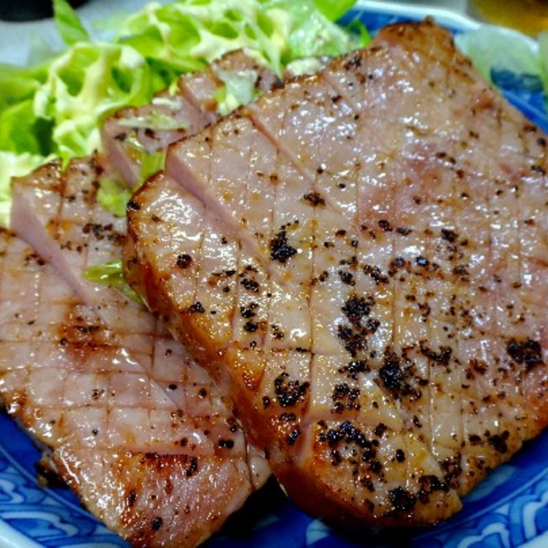 ハムステーキ(京屋)