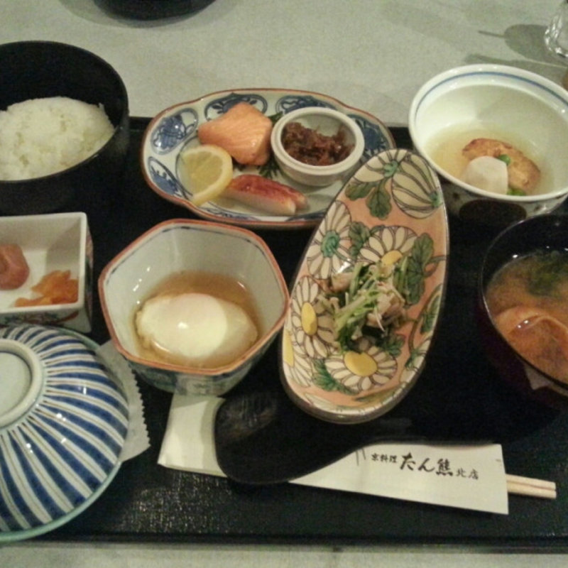 朝食(京料理 たん熊 北店)