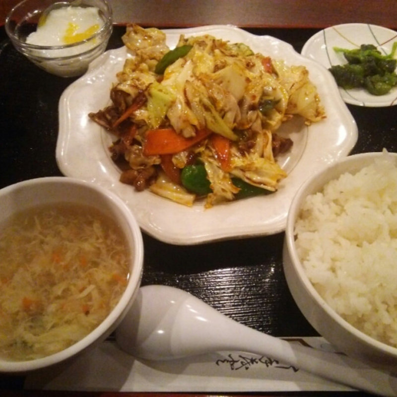 回鍋肉定食(京華閣)