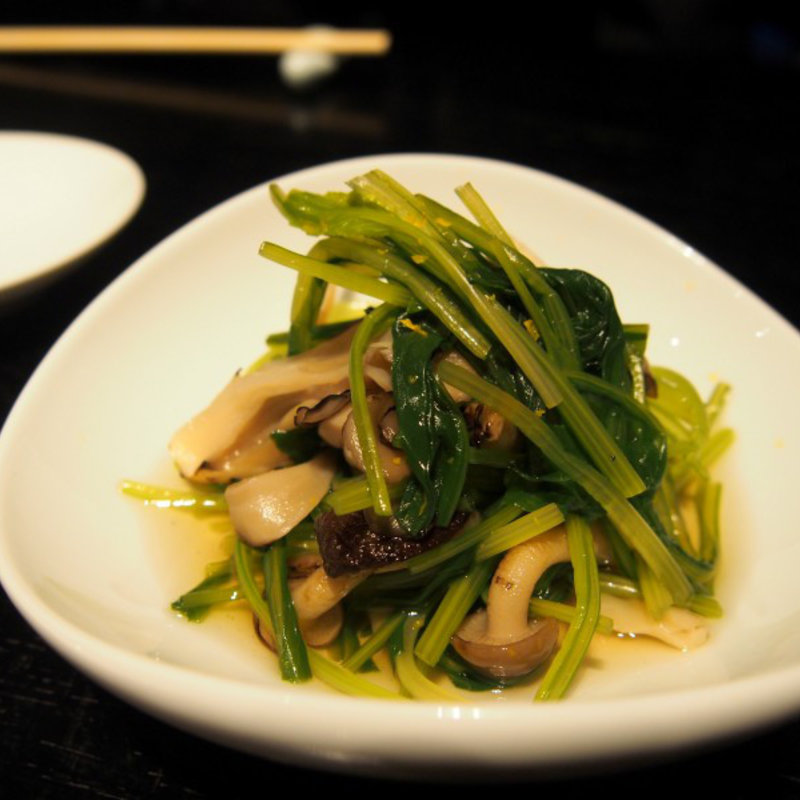 京壬生菜のお浸し(京都 中之光庵 （キョウト ナカノコウアン）)