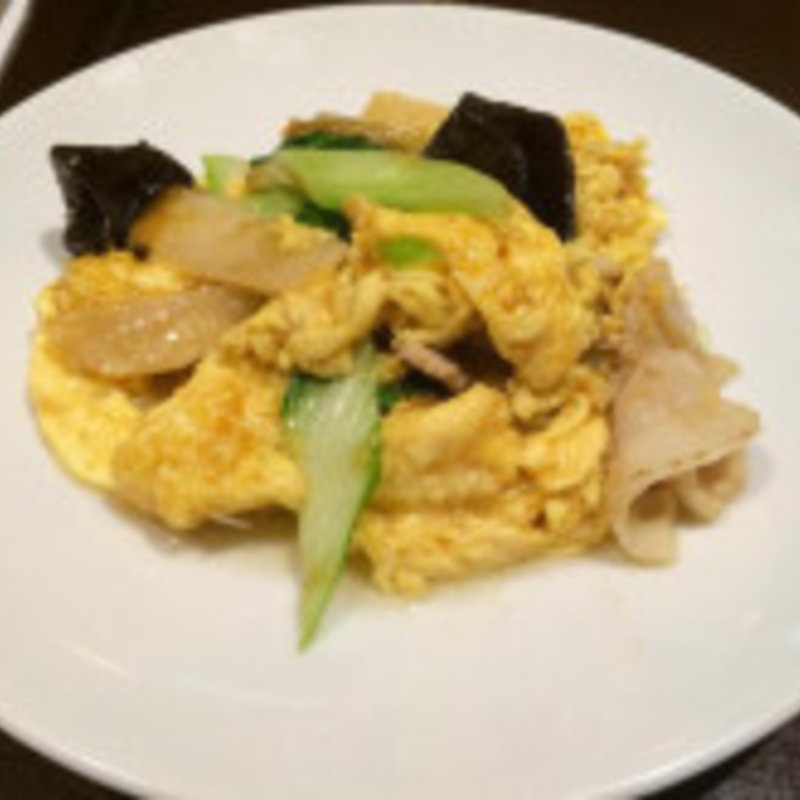 キクラゲと卵の炒め物(京鼎樓 恵比寿本店)