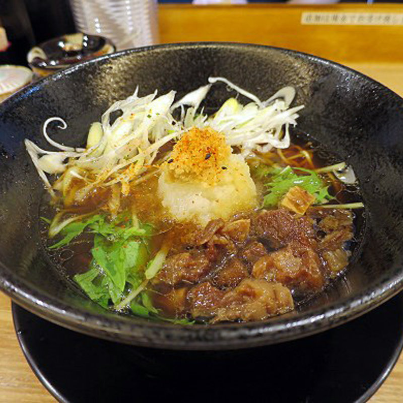 牛骨醤油ラーメン(人情麺家 牛骨王 南船場店)