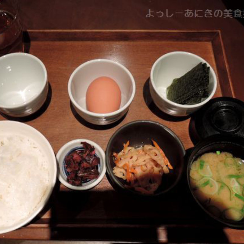 薩摩赤玉の玉子かけごはん(伊右衛門サロン （IYEMON SALON KYOTO）)