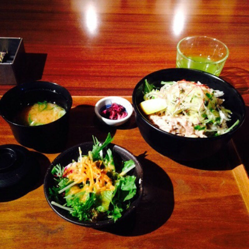 豚丼定食(伊右衛門サロン （IYEMON SALON KYOTO）)