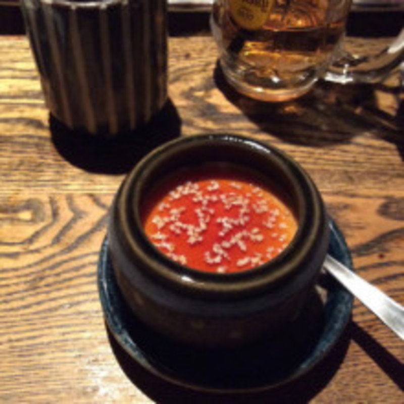 名古屋コーチン玉子の壷焼き赤味噌チーズプリン(伍味酉(ごみとり)本店)