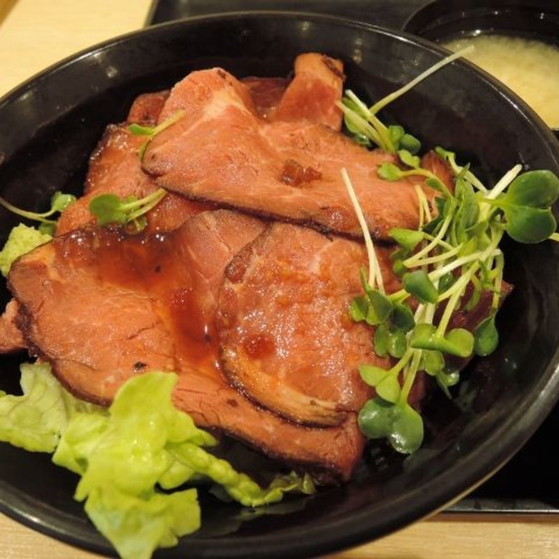 極（きわみ）ローストビーフ丼(伝説のすた丼屋 ｱﾘｵ橋本店)