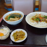 牛肉としいたけご飯+ミニラーメンセット(伯竜 )