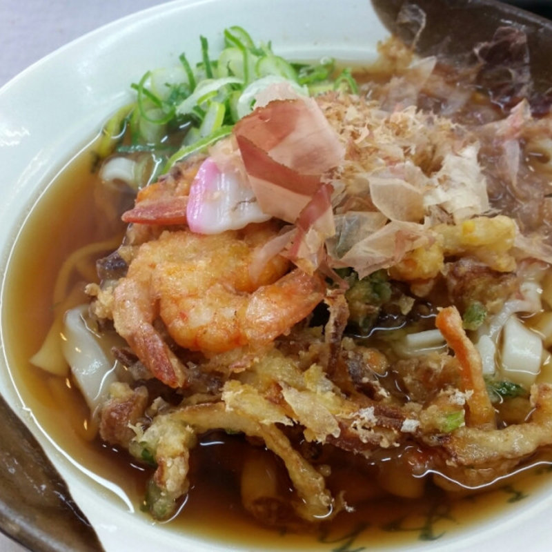 きしめん（かきあげトッピング）(住よし JR名古屋駅 新幹線上り)