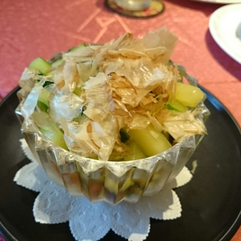 イカのニラ塩ダレ(中国料理 侑膳)