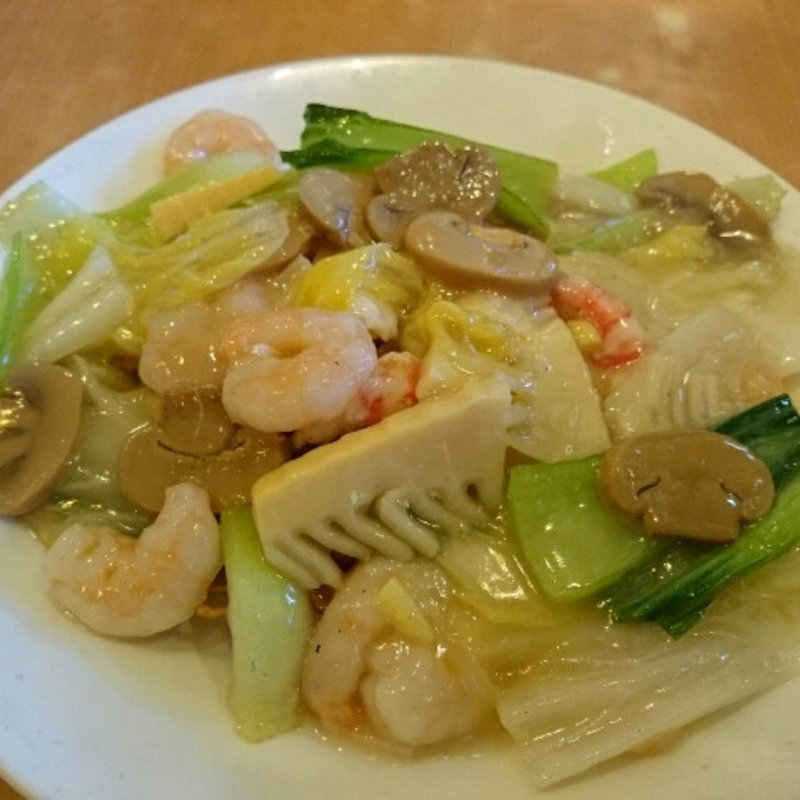 エビあんかけ焼きそば(中国料理 侑膳)