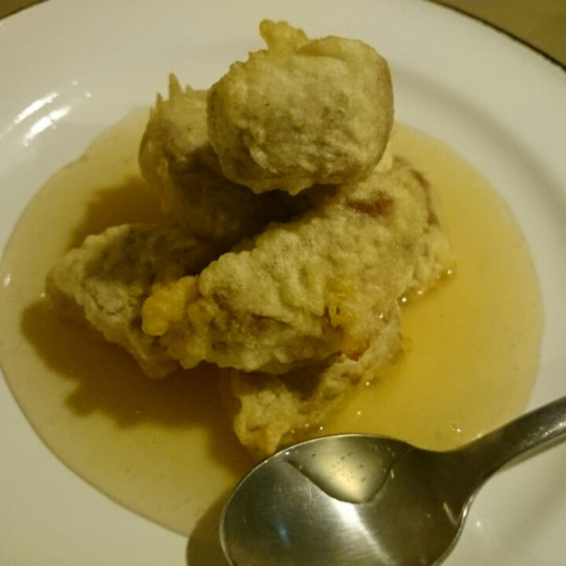 蒸し鶏の辛味ソース(中国料理 侑膳)