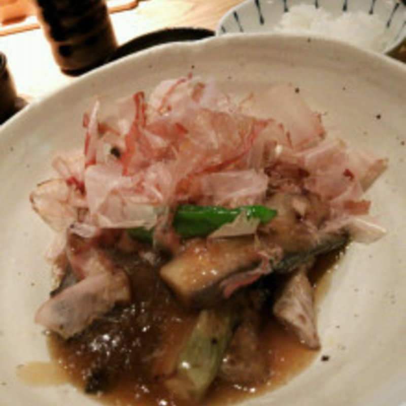 豚肉となすの生姜あんかけ(侘家三昧 （わびやざんまい）)