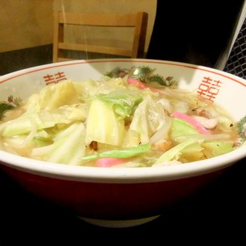 皿うどん(信濃庵赤坂門店)