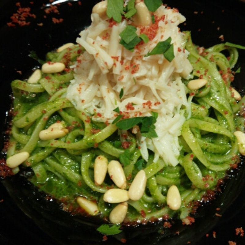 ホタテのジェノバパスタ(そば おでん 俺のだし 赤坂 )