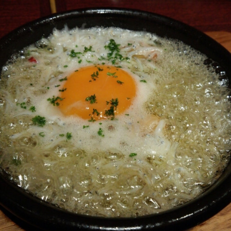 シラスのアヒージョ(俺のスパニッシュ)