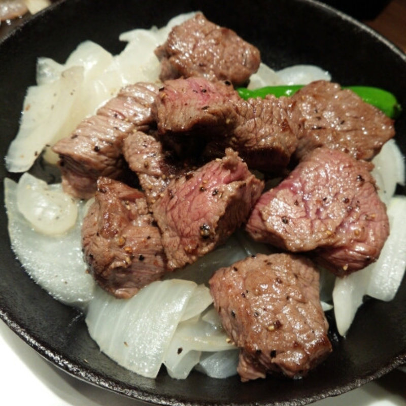 サイコロステーキ(そば 俺のだし GINZA5 （【旧店名】俺のそば）)