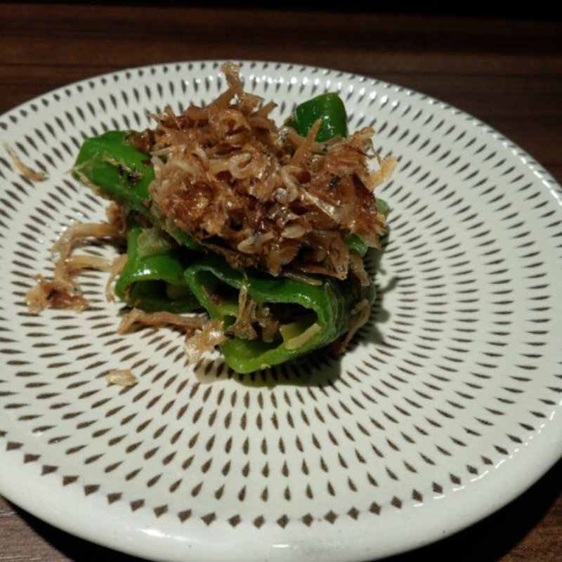 万願寺じゃこ炒め(おでん 俺のだし)