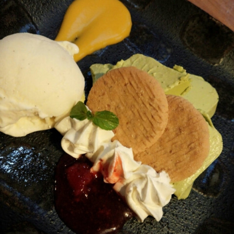 抹茶のババロア(俺のやきとり 蒲田)