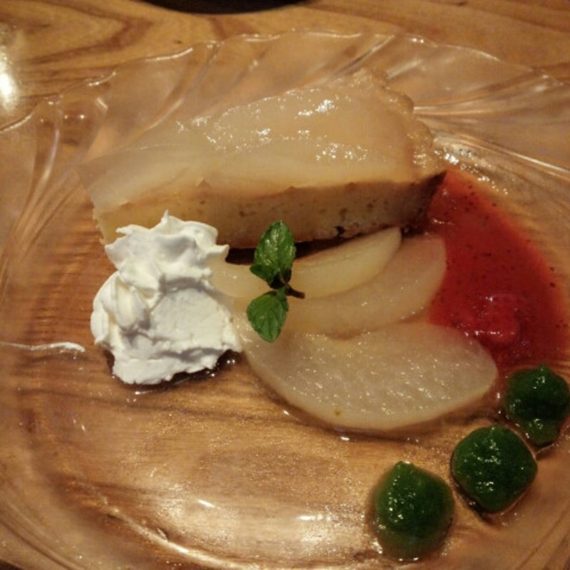 梨のタルト(俺のやきとり 蒲田)