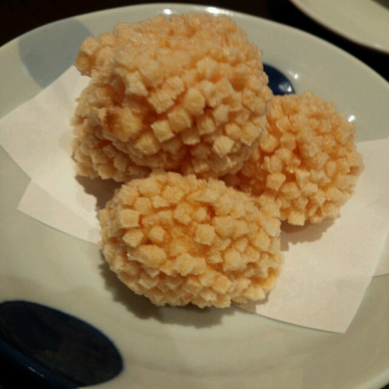 揚げ海老しんじょ(俺の割烹 銀座本店)