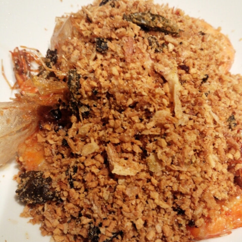 ソフトシェルシュリンプの香港スタイル(俺の揚子江 銀座4丁目)