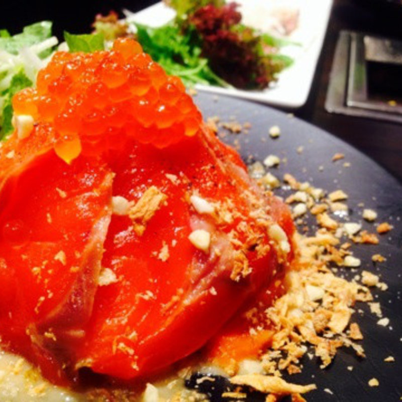 鮮魚のカルパッチョ(俺の焼肉 銀座9丁目)