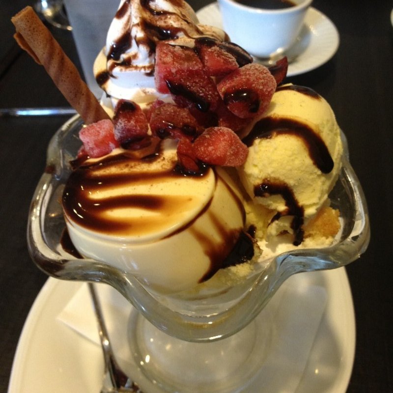 プリンアラモード(倉式珈琲店 大阪鶴見店)